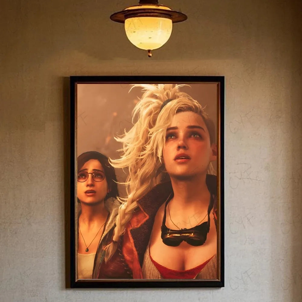 S-Split Fiction GAME Poster HD art sticky wall waterproof home living room bedroom bar aesthetic decoration
