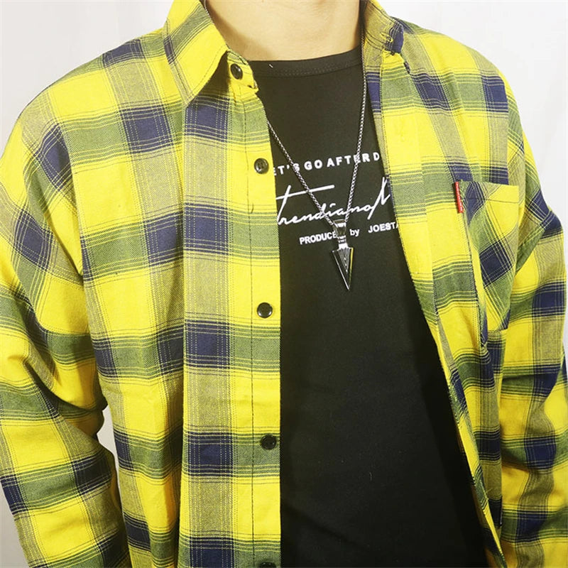 Hip Hop Fashion Rock Necklace Personalized Triangle Spearhead Men's Necklace Stainless Steel Metal Arrow Pendant Jewelry Chain