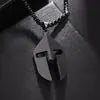 Retro Victory Ares Spartan Helmet Pendant Stainless Steel Ancient Greek Roman Spartan Mask Necklace Men Hip Hop Jewelry