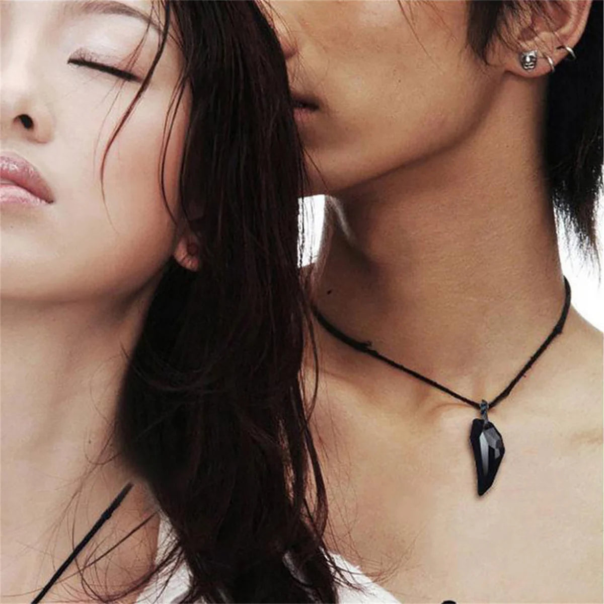 Man's Fashion Wolf Teeth Necklace Rope Chains Necklaces Boyfriend Gift
