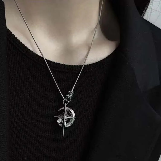 Celestial Crystal Star Necklace — Ixtyn Luxy® Radiance Edition