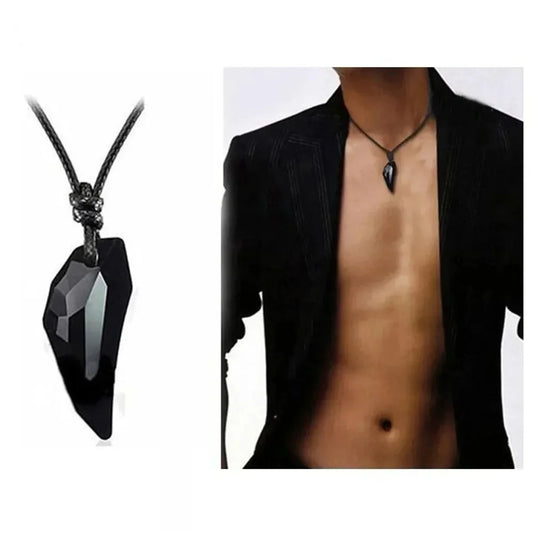 Man's Fashion Wolf Teeth Necklace Rope Chains Necklaces Boyfriend Gift